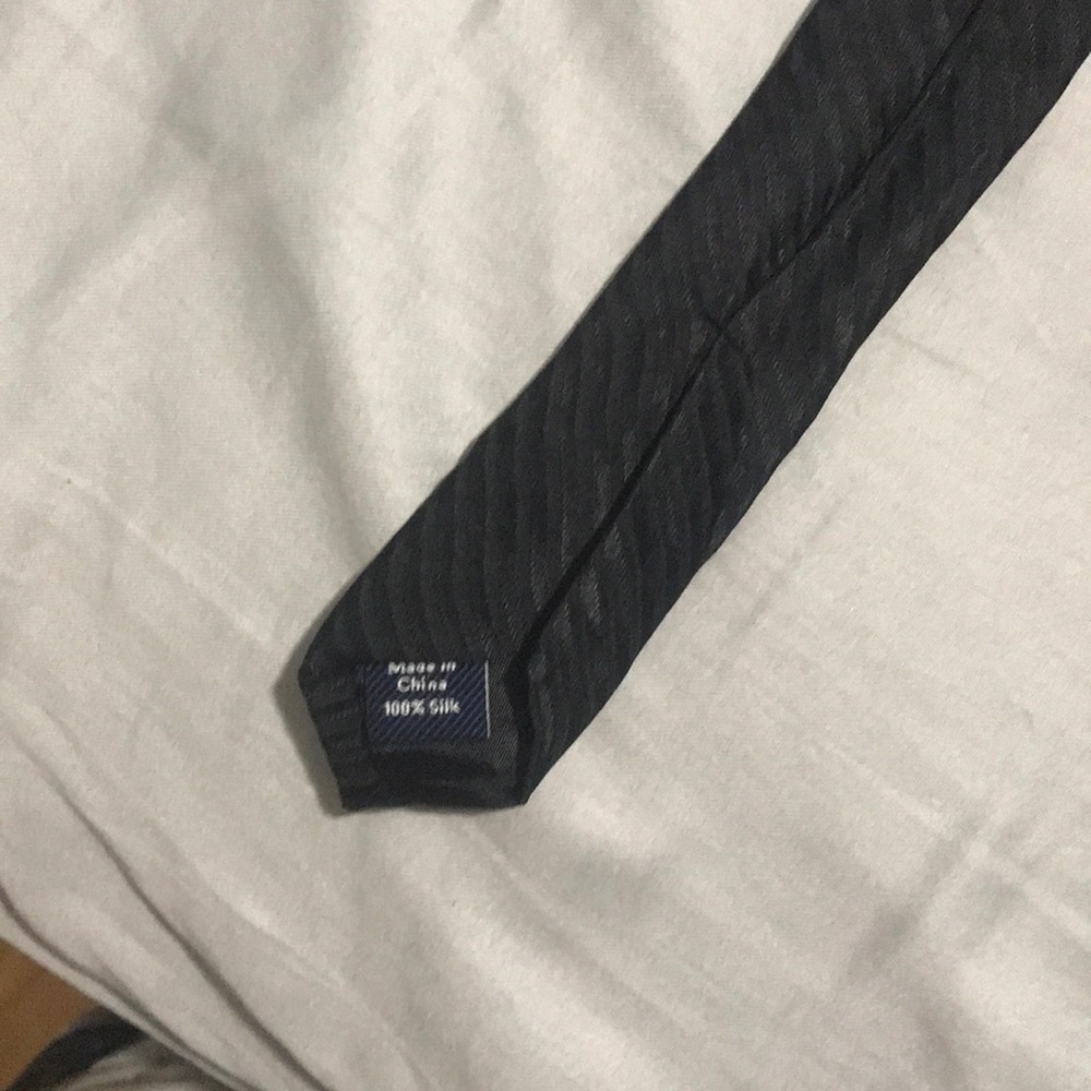 Jones New York Black Silk Tie - Picture 4 of 4